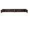 Flash Furniture HERCULES 8' x 12" Antique Rustic Mahogany Solid Pine Folding Farm Bench with 3 Legs XA-B-96X12-L-MG-GG - alternate 3